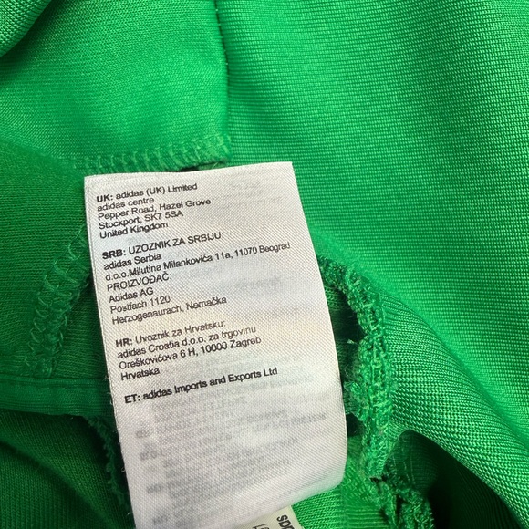 Adidas Mens Track Jacket Size Medium Green Adicolor SST Retro - Picture 10 of 10